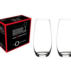 Riedel O Wine Crystal Glass Tumbler,Champagne, Set of 2