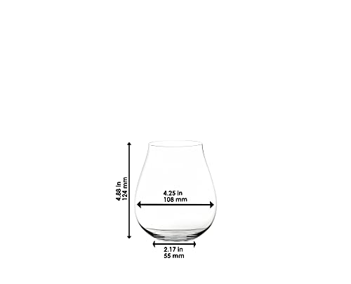 Riedel Big O Wine Tumbler Pinot, Set of 2, 26.88 oz