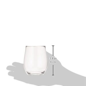 Riedel O Wine Tumbler Viognier/Chardonnay, Set of 4, Clear -11.29 fluid ounces