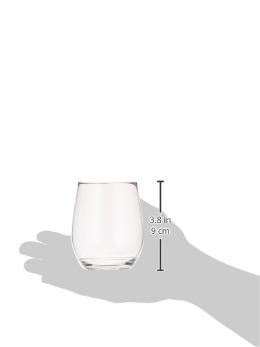 Riedel O Wine Tumbler Viognier/Chardonnay, Set of 4, Clear -11.29 fluid ounces