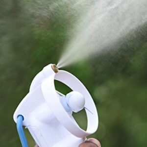 Mist Fan - Misting Fan - Handheld Fan Mister - Misting Fan System - Portable Fan Mister