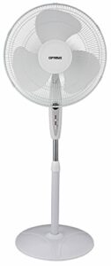 optimus f-1672wh indoor plug-in fan, household, white