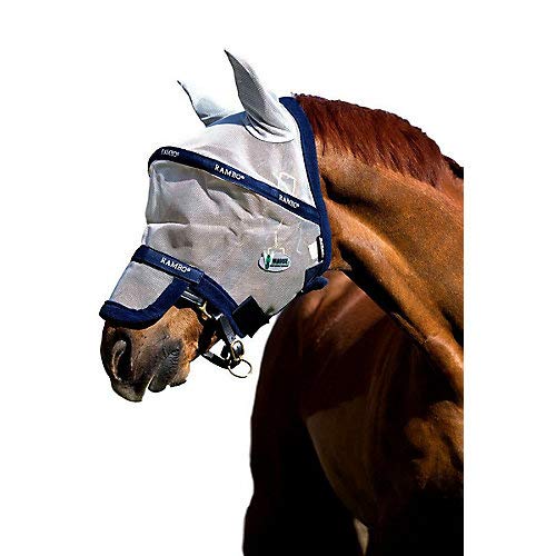 Horseware Rambo Plus Fly Mask Cob Silver