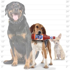 Silly Squeakers – Beer Bottles - Dog Toy - 100% Vinyl. Made Durable & Strong. Novelty Play Toy. 14 Bottles to Choose from and it Floats (Blue Cats Trippin)