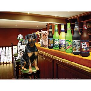 Silly Squeakers – Beer Bottles - Dog Toy - 100% Vinyl. Made Durable & Strong. Novelty Play Toy. 14 Bottles to Choose from and it Floats (Blue Cats Trippin)