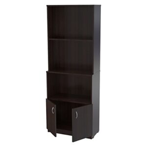 Inval Cabinet Bookcase, Espresso-Wengue