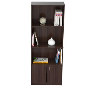 Inval Cabinet Bookcase, Espresso-Wengue