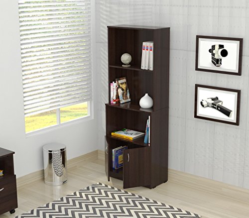 Inval Cabinet Bookcase, Espresso-Wengue