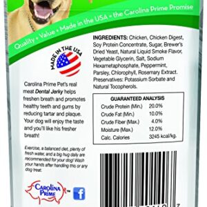 Carolina Prime Pet 40141 Dental Jerky Treat For Dogs ( 1 Pouch), One Size