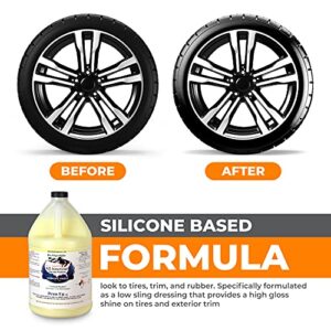 All American Car Care Products Tire Dress Up - High Gloss Shine Tire Dressing (1 Gallon)