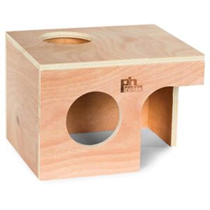 prevue pet products wood animal hut for guinea pigs