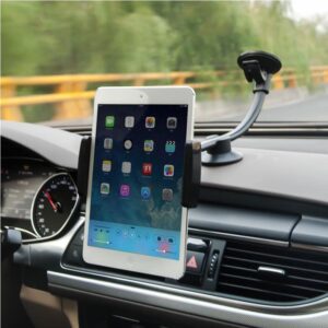 MagicHold 360 Degree Rotating Double Hold Car Mount Holder Compatible with Ipad Mini, IPAD Air, Ipad Pro 9.7 10.5 Inch, iPhone ,Tablets or Smartphone 3 to 11 Inch