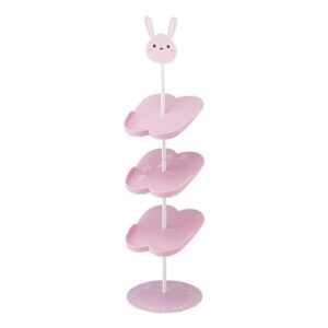 yamazaki home bunny children's kid's organizer | steel | shoe rack, one size, pink