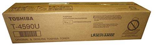 Toshiba T-4590U e-Studio 206 256 306 356 456 506 Toner Cartridge (Black) in Retail Packaging