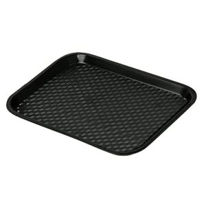 g.e.t. ft-16-bk bpa-free cafeteria / fast food tray, 16.25" x 12", black (set of 12)