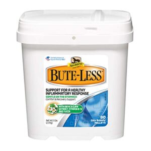 bute-less comfort & recovery supplement pellets, healthy inflammatory response, 5 lb / 80 day supply