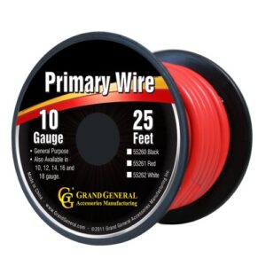 Grand General 55261 Red 10-Gauge Primary Wire