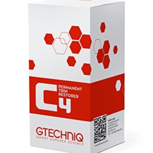 Gtechniq - C4 Permanent Trim Restorer - Restores Faded Trim to New Condition; Exceptionally Thin Optically Clear Film, Protective Durable Coating for Up to 2 Years (15 milliliters)