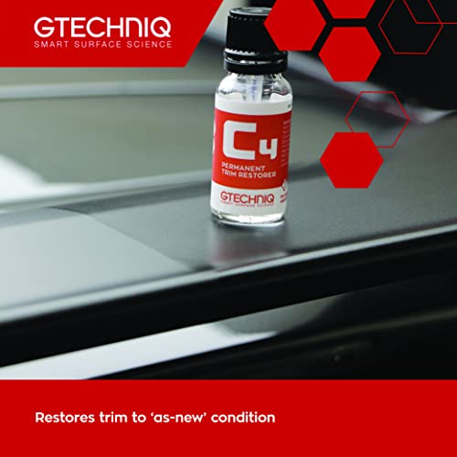 Gtechniq - C4 Permanent Trim Restorer - Restores Faded Trim to New Condition; Exceptionally Thin Optically Clear Film, Protective Durable Coating for Up to 2 Years (15 milliliters)