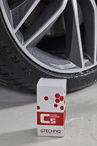 Gtechniq - C5 Wheel Armour - Long Term Protection for Wheels and Rims (1-2 Years), Repels Brake Dust and Contaminants, Safe on Brake Calipers, Withstands Temperatures up to 1112F (30 milliliters)