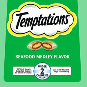 Temptations Classic Cat Treats Seafood Medley Flavor, 16 Oz. Tub