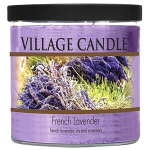 village candle 1-piece 10 oz 372 g decor pillar candle jar, french lavender