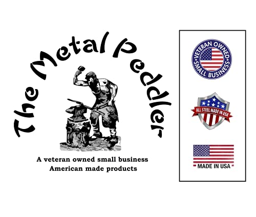 The Metal Peddler Horse #7 Key Rack Hanger - 9 inch Wide - Made in USA