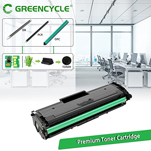 greencycle 4 Pack Compatible Toner Cartridge Replacement for Samsung 111S MLT-D111S Black Compatible with Xpress SL-M2020W Xpress SL-M2070W Xpress SL-M2070FW Printer
