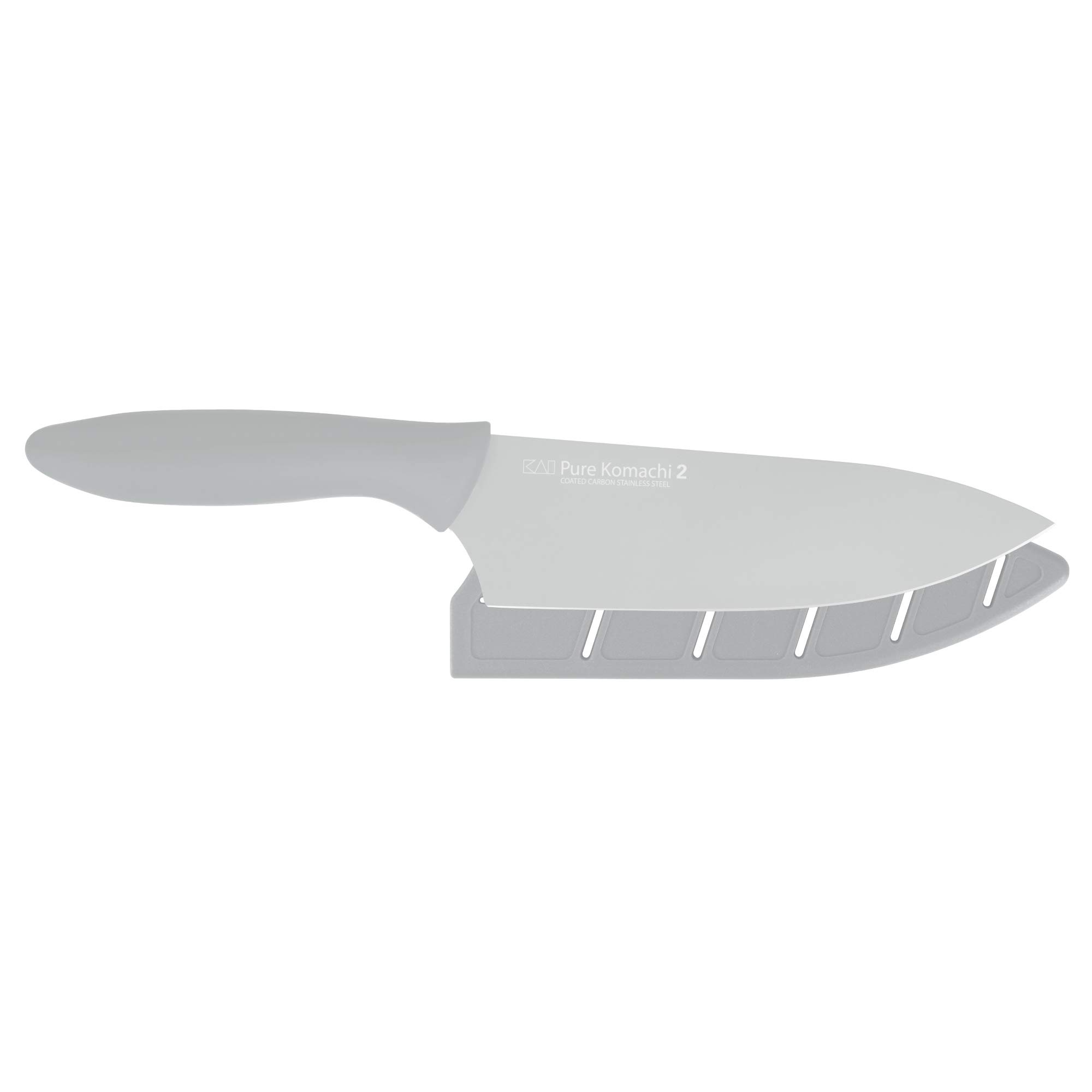 Kai PRO Pure Komachi 2 Chef's Knife 6”, Small, Nimble Blade, Ideal for All-Around Food Preparation, Authentic, Hand-Sharpened Japanese Knife, Perfect for Fruit, Vegetables, and More,Light Grey