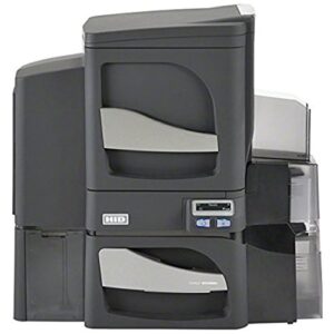 fargo dtc4500e dual side id card printer with standard lamination