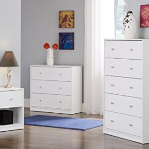 Tvilum Portland 3 Drawer Chest, White