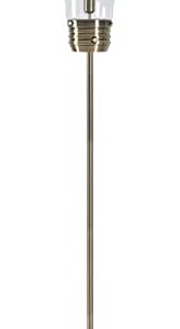 Kenroy Home 32463AB Edison Floor Lamp with Antique Brass Finish, Rustic Style, 71.5" Height, 11.438" Width, 11.438" Depth