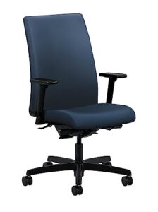 hon ignition series mid-back work chair - upholstered computer chair for office desk, ocean (hiwm3)
