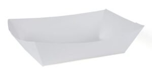southern champion tray 0554 #200 paperboard food tray, 2 lb capacity, white (pack of 1000)