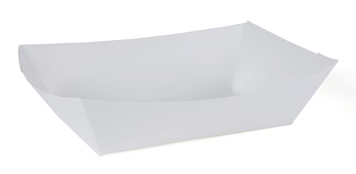 Southern Champion Tray 0554 #200 Paperboard Food Tray, 2 lb Capacity, White (Pack of 1000)