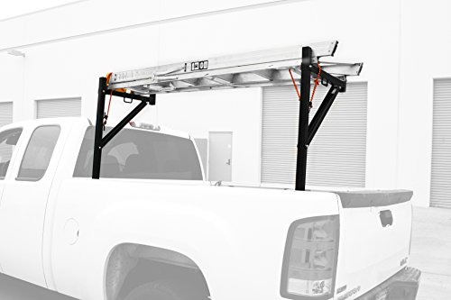 MaxxHaul 70233 Heavy Duty Ladder Rack. , Black