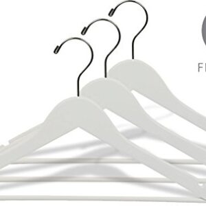 The Great American Hanger Company White Suit Clothes Hanger