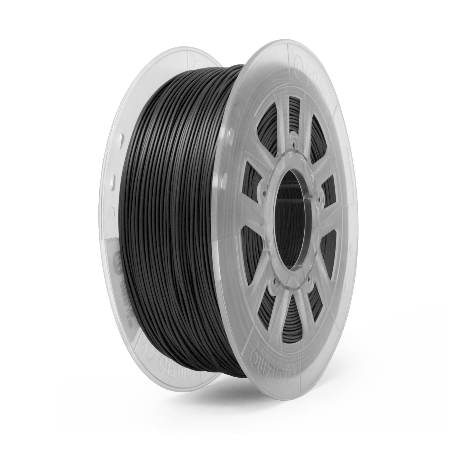 Gizmo Dorks 3mm (2.85mm) ABS Filament 1kg / 2.2lb for 3D Printers, Conductive Black