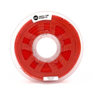 Gizmo Dorks 3mm (2.85mm) ABS Filament 1kg / 2.2lb for 3D Printers, Red Lava