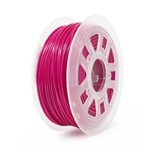 gizmo dorks 3mm (2.85mm) pla filament 1kg / 2.2lb for 3d printers, pink rose