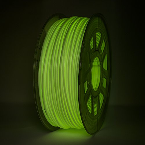 Gizmo Dorks 1.75mm Hips Filament 1kg / 2.2lb for 3D Printers, Glow in The Dark Green