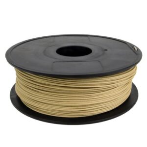 gizmo dorks 1.75mm wood filament 1kg for 3d printers, natural