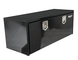 buyers products 1702110 black steel underbody truck box with paddle latch, 18 x 18 x 48 inch