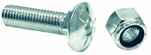 buyers products 1301060 cutting edge nut and bolt (set of 9, 1/2" x 2")