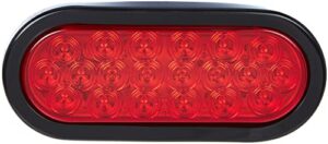 buyers products 5626520 6 inch red oval stop/turn/tail light with 20 leds kit