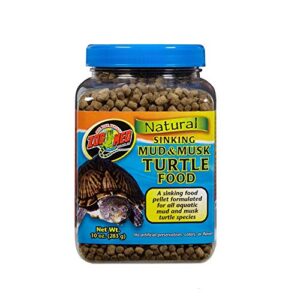 zoo med laboratories zoomed mud & musk sinking aquatic turtle food, 1 count, one size