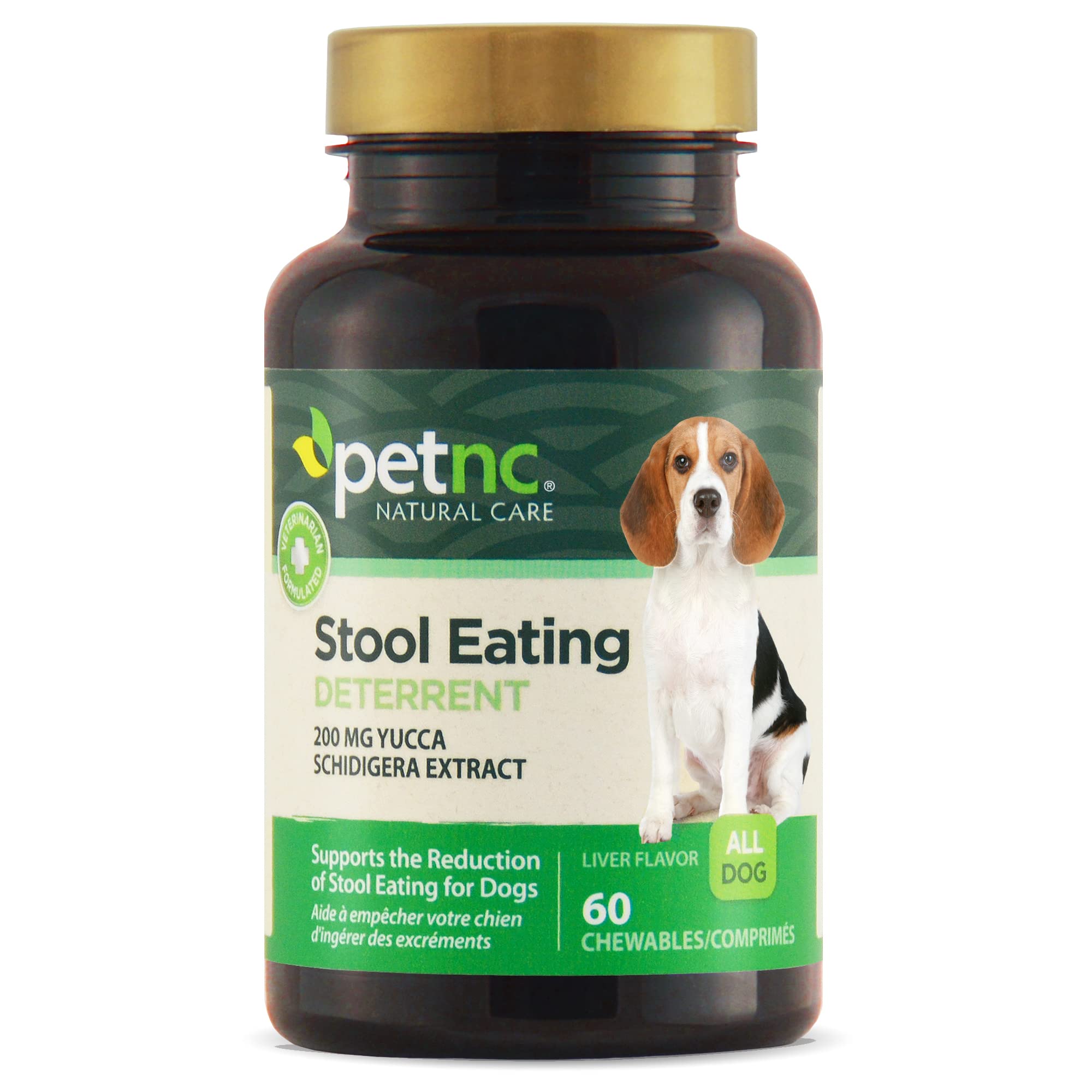 PetNC Natural Care Stool Eating Deterrent Chewables for Dogs, 60 Count