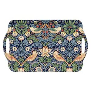 William Morris & Co Pimpernel Strawberry Thief Blue Large Tray, Multi-Colour