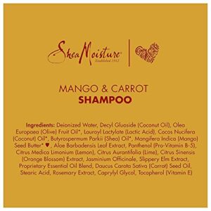 Shea Moisture Mango & Carrot Kids, Extra-Nourishing, Shampoo and Conditioner Set, Orange Blossom Extract, Dry, Delicate Hair, Vitamin B-5 & Vitamin E, 8 Fl Oz Ea