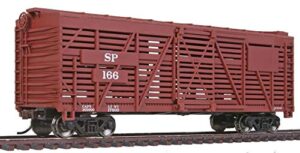 walthers trainline ho scale model southern pacific stock car, 40', red